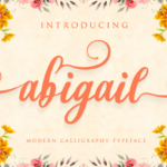 Abigail Script Font - Featured Image
