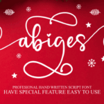 Abiges Font - Featured Image
