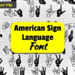 Able Lingo ASL 1 Font - Featured Image