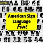 Able Lingo ASL 3 Font - Featured Image