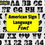 Able Lingo ASL 4 Font - Featured Image