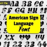 Able Lingo ASL 5 Font - Featured Image