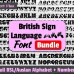 Able Lingo BSL 1-5 Font - Featured Image