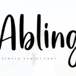 Abling Font - Featured Image