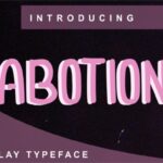 Abotion Font - Featured Image