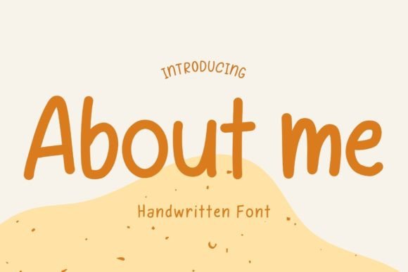 About Me Font - Featured Image