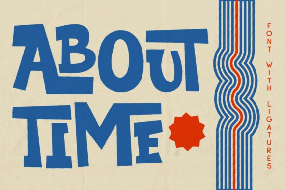 About Time Font - Featured Image