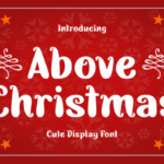 Above Christmas Font - Featured Image