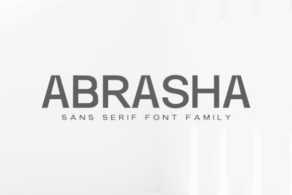 Abrasha Family Font - Featured Image