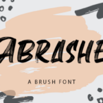 Abrashe Brush Font - Featured Image