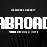 Abroad Font - Featured Image