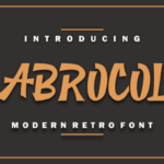 Abrocol Font - Featured Image