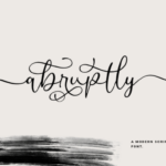 Abruptly Font - Featured Image
