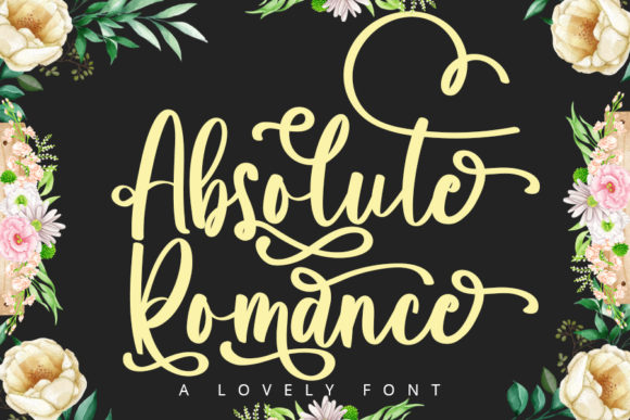 Absolute Romance Font - Featured Image