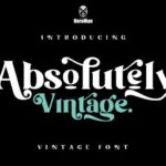 Absolutely Vintage Font - Featured Image