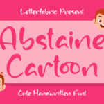 Abstaine Cartoon Font - Featured Image