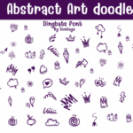 Abstract Art Doodle Font - Featured Image
