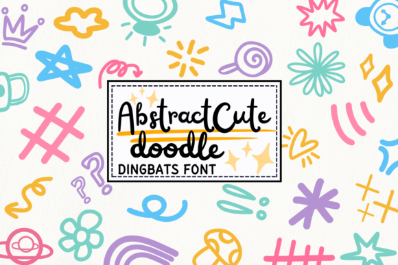 Abstract Cute Doodle Font - Featured Image