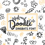 Abstract Doodle Cute Font - Featured Image