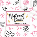 Abstract Doodle Font - Featured Image