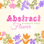 Abstract Flower Font - Featured Image