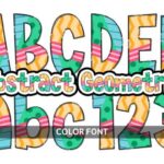 Abstract Geometric Font - Featured Image