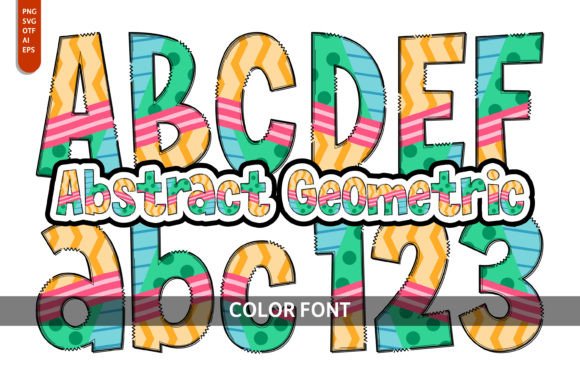 Abstract Geometric Font - Featured Image