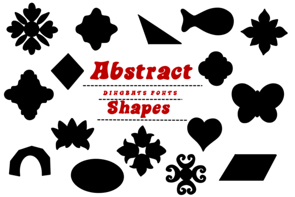 Abstract Shapes Font - Featured Image