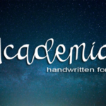Academia Font - Featured Image