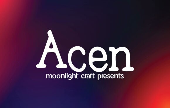 Acen Font - Featured Image