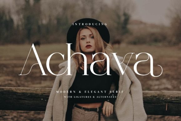 Achava Font - Featured Image