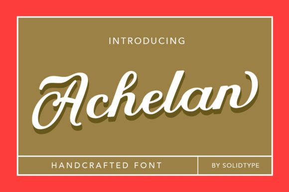 Achelan Font - Featured Image