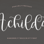 Achilda Font - Featured Image