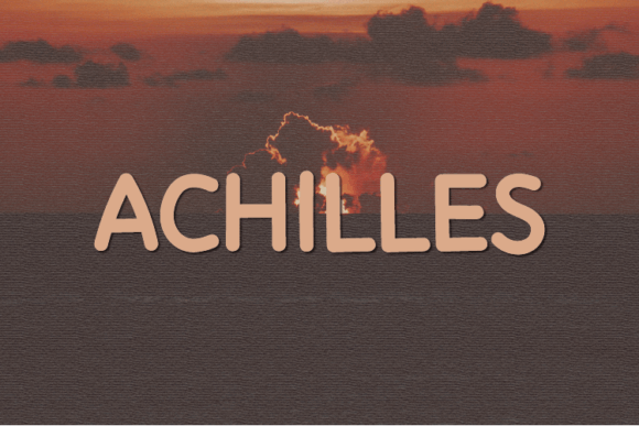 Achilles Font - Featured Image