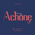 Achone Font - Featured Image