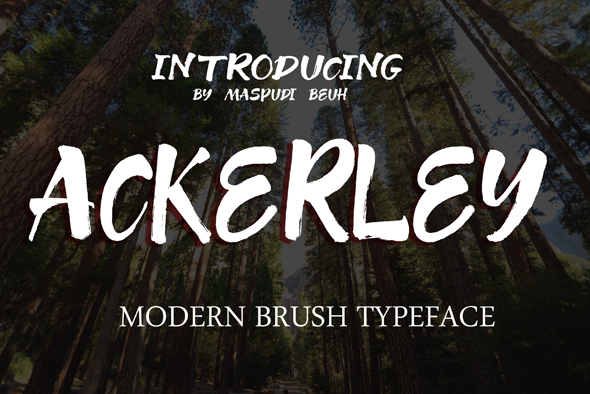 Ackerey Font - Featured Image