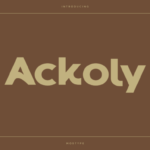 Ackoly Font - Featured Image