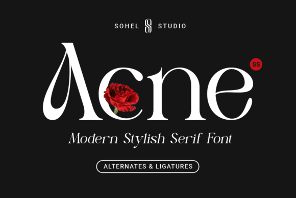 Acne Font - Featured Image