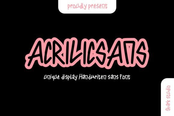 Acrilic Sans Font - Featured Image