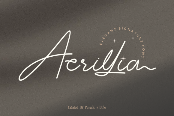 Acrillia Font - Featured Image