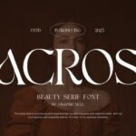 Acros Font - Featured Image