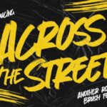 Across the Street Font - Featured Image