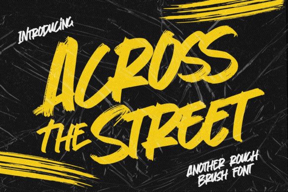 Across the Street Font - Featured Image