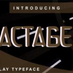 Actage Font - Featured Image