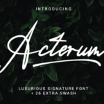 Acterum Font - Featured Image