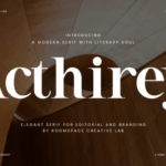 Acthirey Font - Featured Image