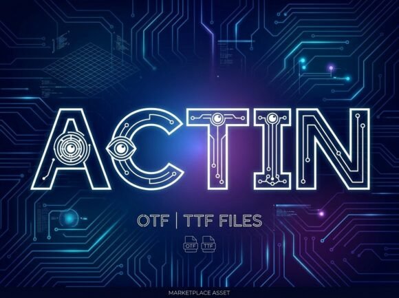 Actin Font - Featured Image