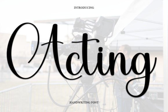 Acting Font - Featured Image