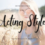 Acting Style Font - Featured Image