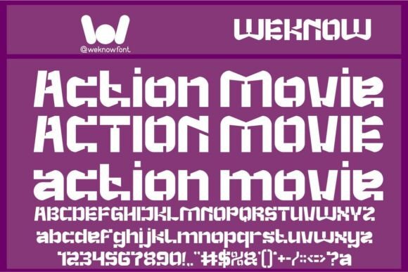 Action Movie Font - Featured Image